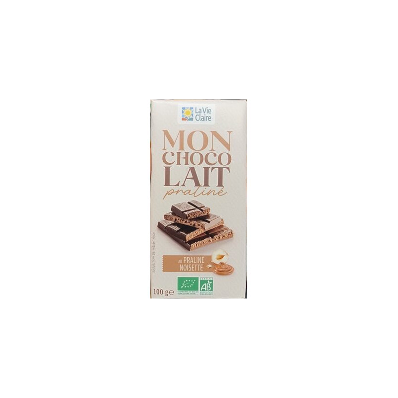 TAB CHOC LAIT FOUREE PRALINE