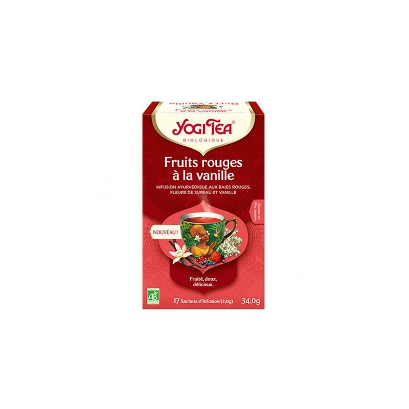 YOGI TEA FRUITS ROUGE VANILLE