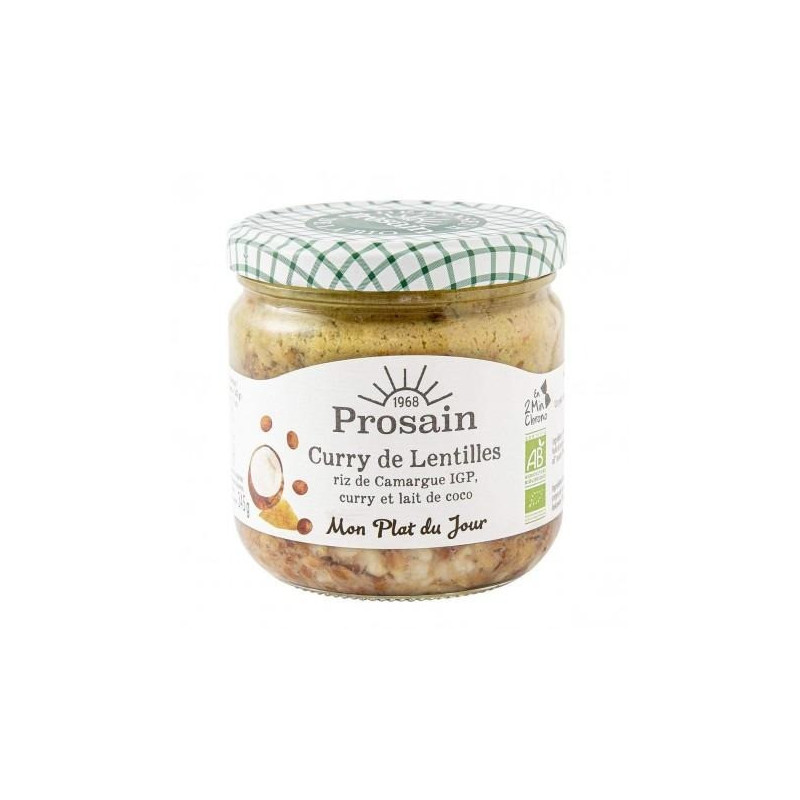 CURRY DE LENTILLES 345G