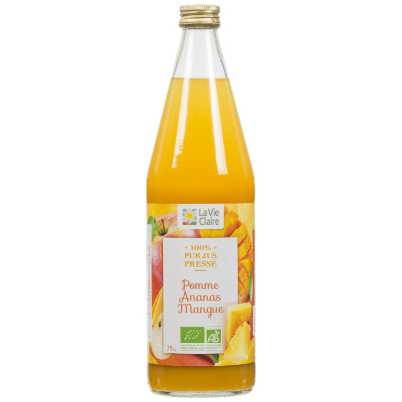 Pur jus ananas, mangue et pomme pasteurisé