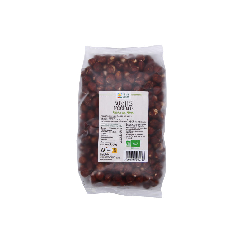 NOISETTES DECORTIQUEES 600G
