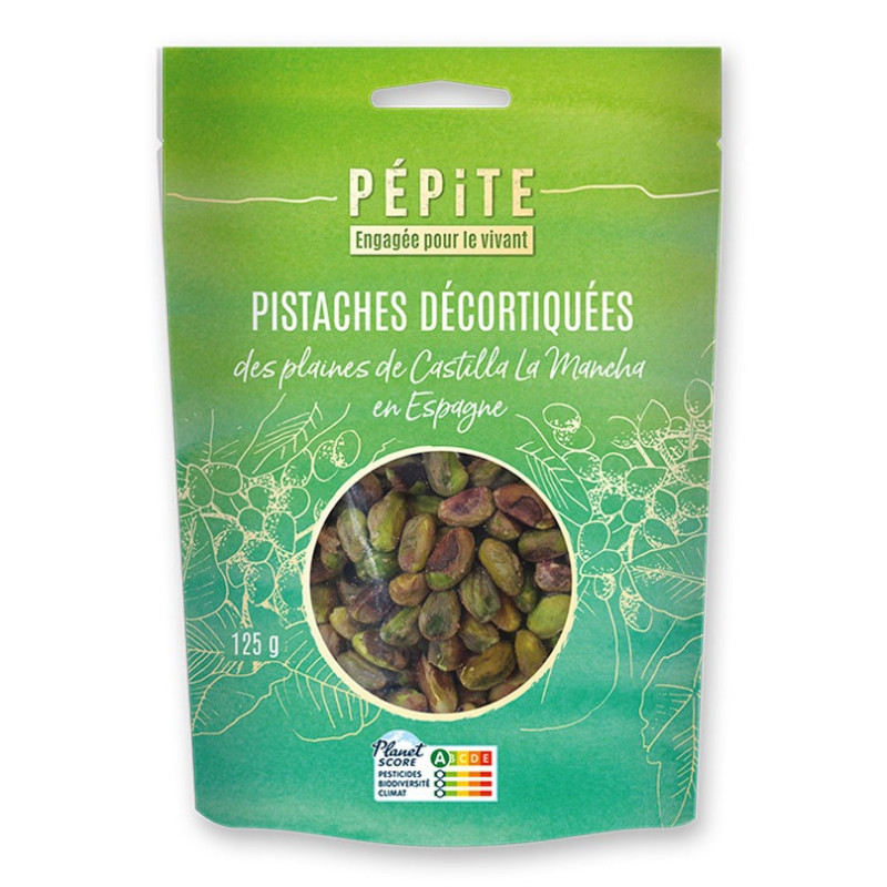 PISTACHES DECORTIQUEES 125 G