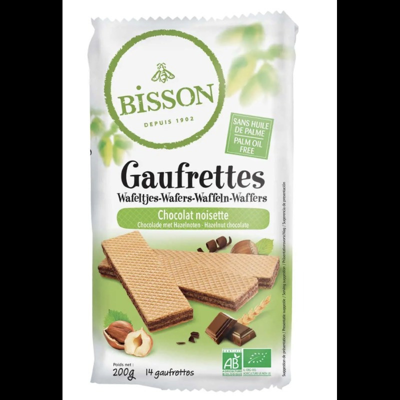 GAUFRETTES CHOCO NOISETTE 200G