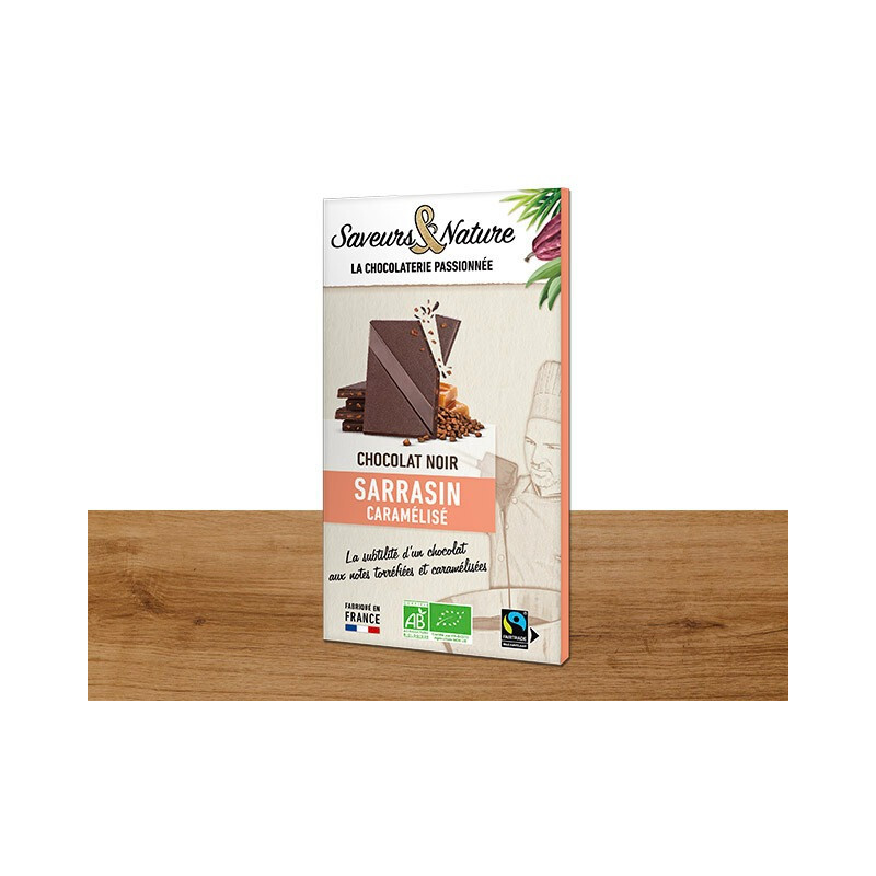 TAB CHOC NOIR SARRASIN 80G