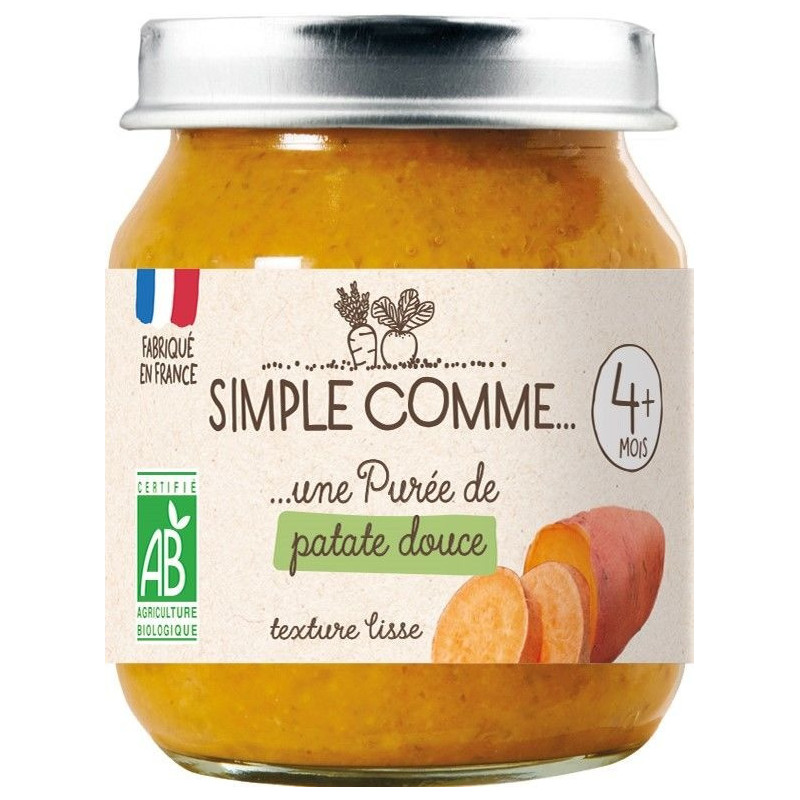 POT PUREE DE PATATE DOUCE 125G