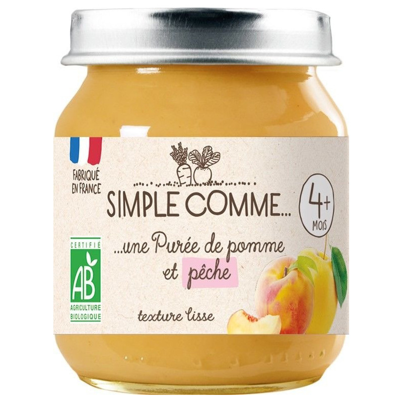 POT POMME ET PECHE 125G