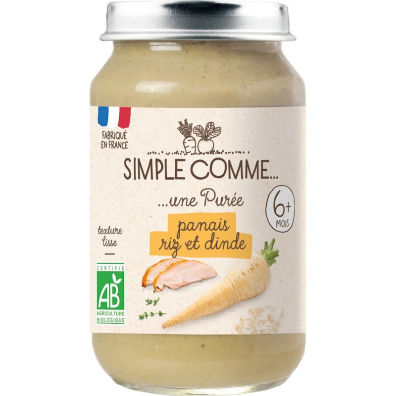 POT PANAIS RIZ DINDE 125G