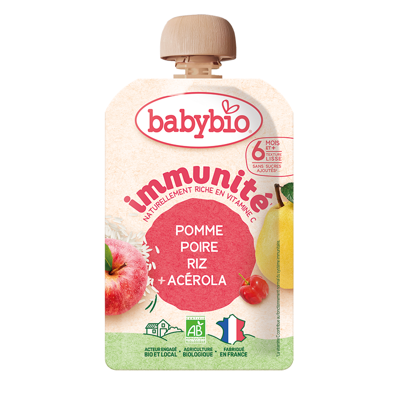 GOURDE POM POIRE RIZ IMMUNITE