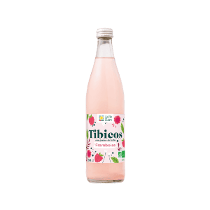 Tibicos aux grains de kéfir framboise