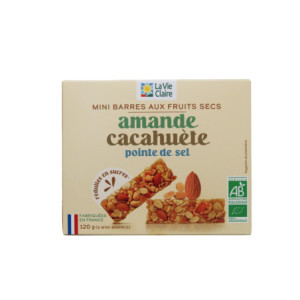 MINI BARRE AMANDE CACAHUETE X6