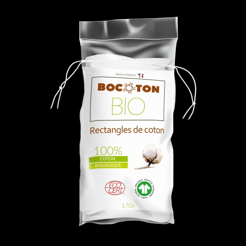 RECTANGLES DE COTON BIO X170