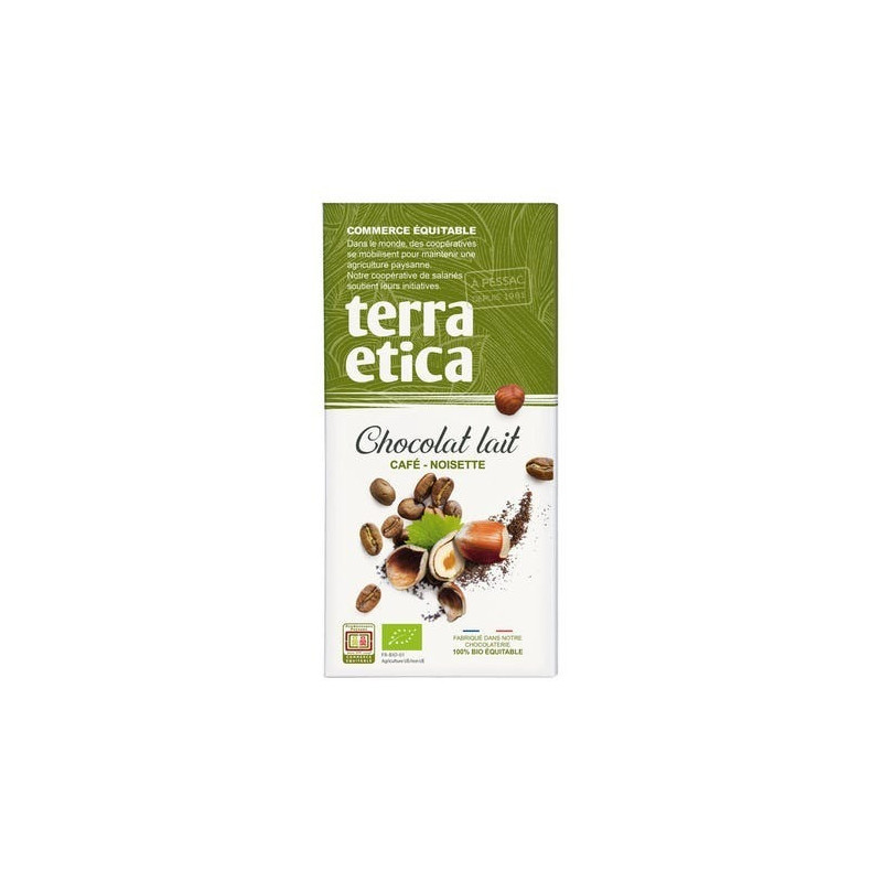 TAB LAIT CAFE NOISETTE 100G