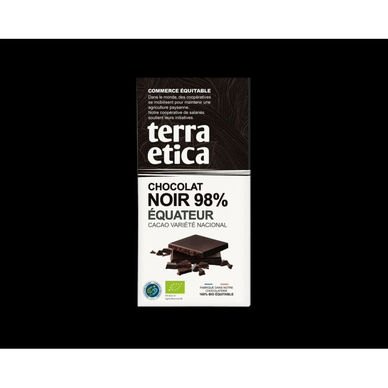 TAB NOIR 98% EQUATEUR 100G