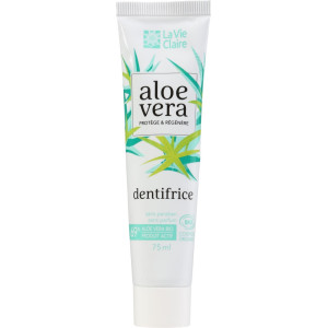 Dentifrice à l'aloe vera, 69% aloe vera.
