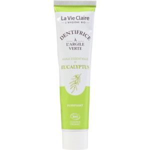 Dentifrice à l'argile verte, huile essentielle d'eucalyptus PURIFIANT