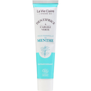 Dentifrice à l'argile verte, huile essentielle de menthe RAFRAICHISSANT