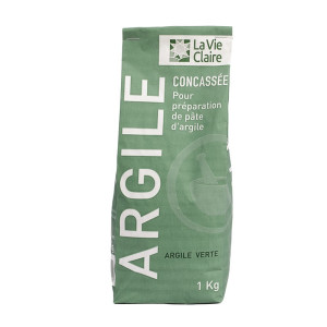 Argile verte concassée 1KG