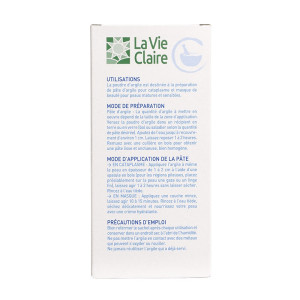 Argile blanche poudre surfine, pour préparation de pâte d'argile.