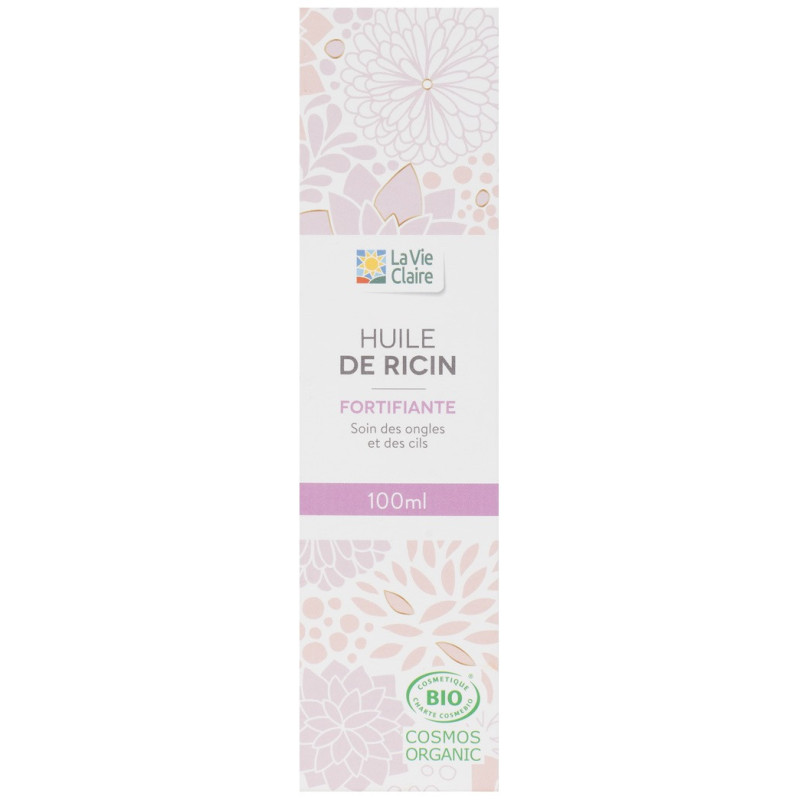 Huile végétale de Ricin fortifiante (soin des ongles et des cils).