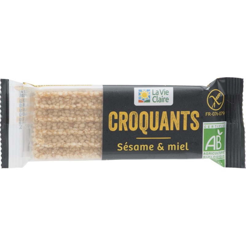 Croquants sésame et miel sans gluten