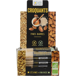Croquants sésame et miel sans gluten