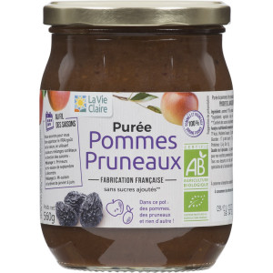 Purée Pommes Pruneaux bio