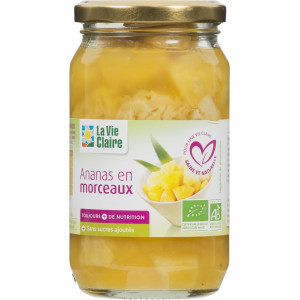 Ananas en morceaux bio