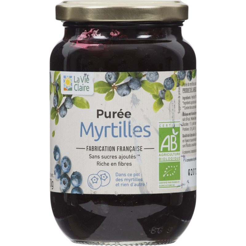 PUREE MYRTILLES 370G PUREE MYRTILLES 370G