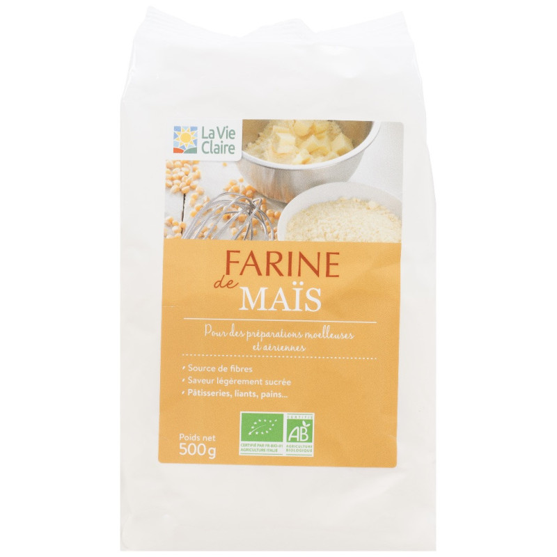Farine de maïs bio
