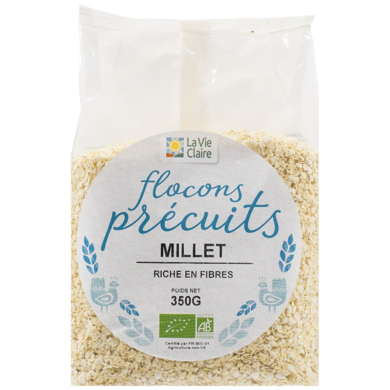 Flocons de millet précuits Flocons de millet précuits