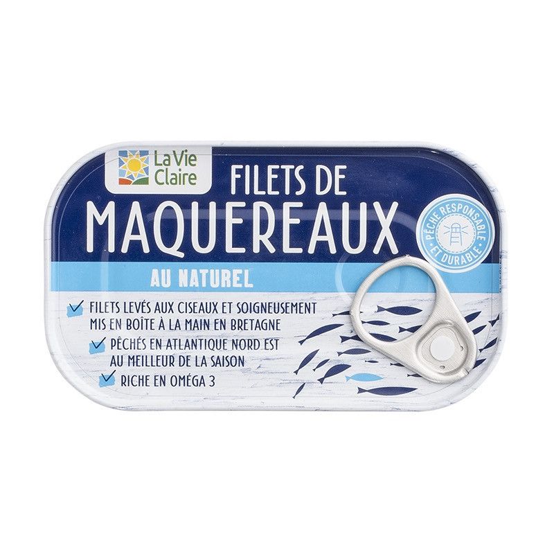FILETS MAQUEREAUX NATUREL 113G FILETS MAQUEREAUX NATUREL 113G