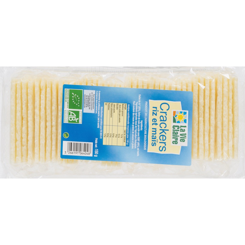 Crackers de riz et maïs