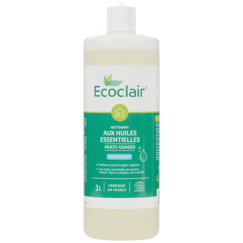 Nettoyant aux huiles essentielles, multi-usages.