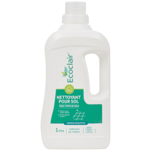 Nettoyant pour le sol Ecoclair, tous type de sol.