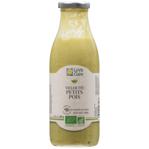 Velouté de petits pois bio