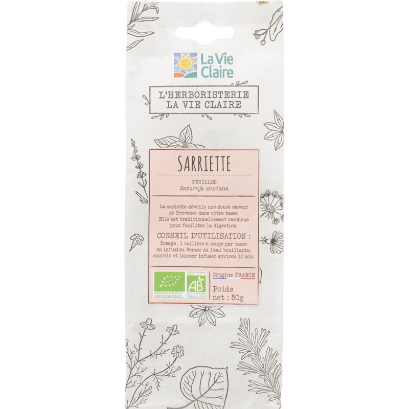 Sarriette, feuilles Satureja montana.