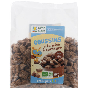 Coussins à la pâte à tartiner