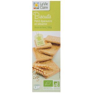 Biscuits Petit épeautre et sésame