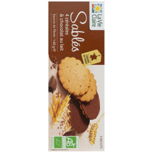 SABLES CHOCOLAT AU LAIT BIO