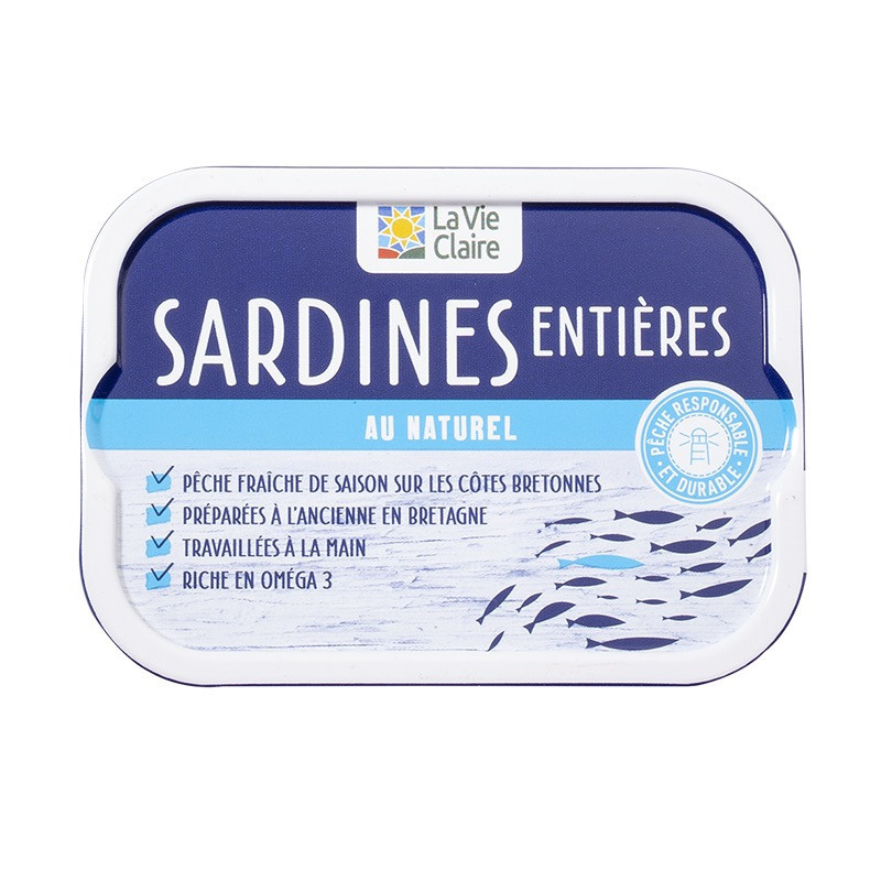 SARDINES ENTIERES NATUREL 115G SARDINES ENTIERES NATUREL 115G