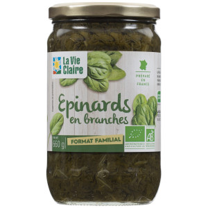 Epinards en branche, format familial.