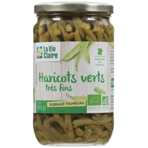 Haricots verts très fins, format familial.