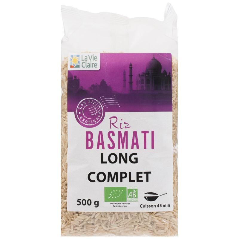 Riz basmati long complet bio