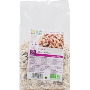 Muesli aux fruits sans gluten