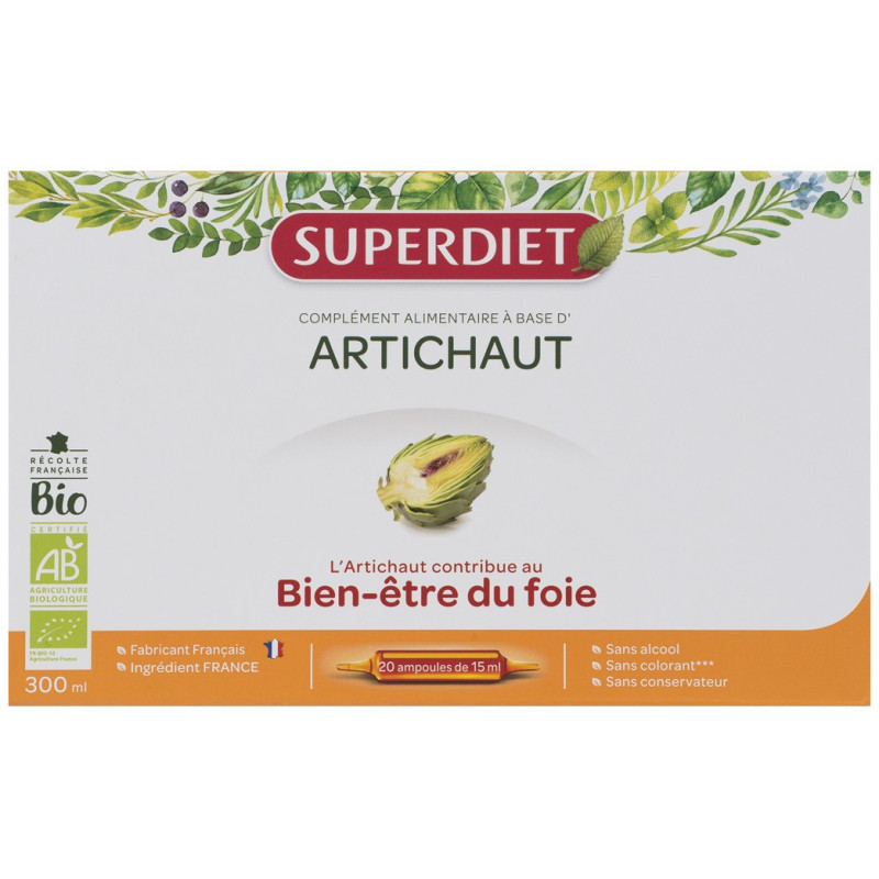 EXTRAIT FLUIDE ARTICHAUT BIO