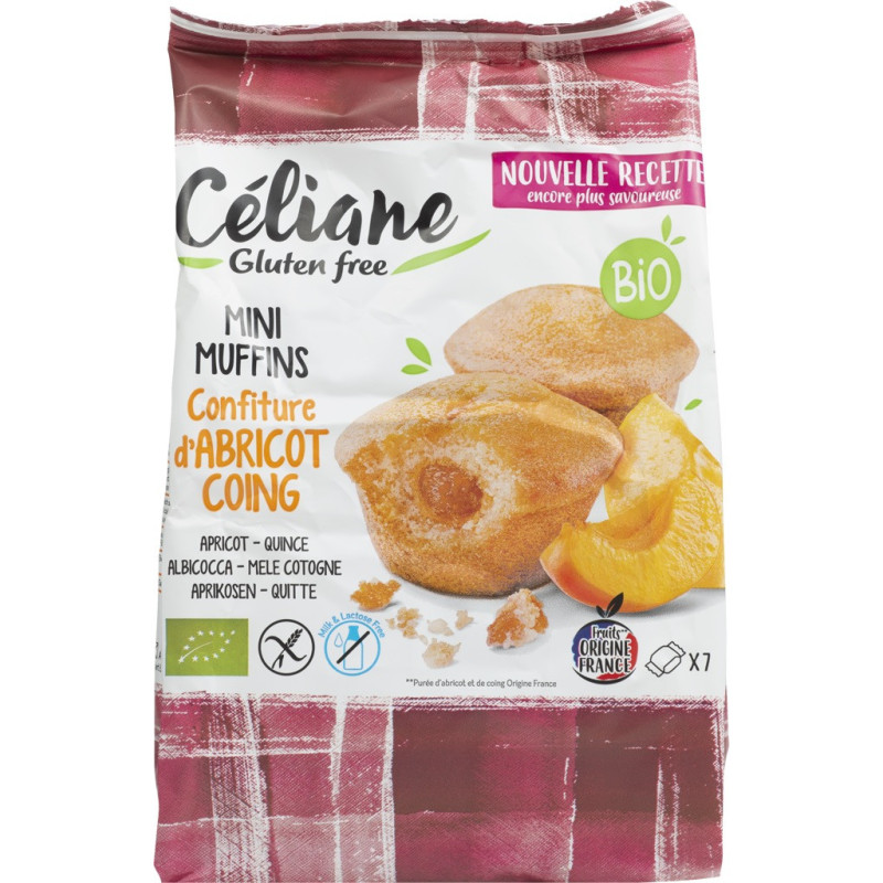 MINI MUFFIN ABRICO COING S/GLU