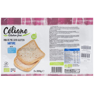 PAIN DE MIE NATURE S/GLU BIO