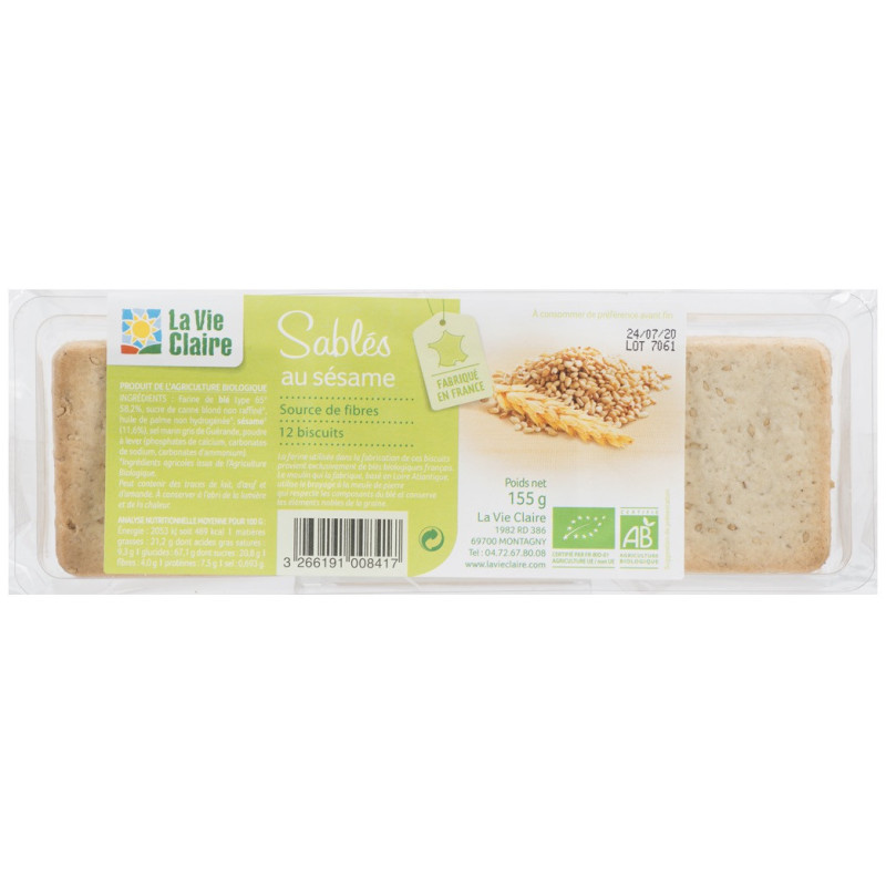 Sablés au sésame
