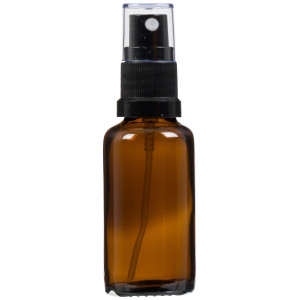 FLACON VERRE AMBRE 30 ML SPRAY