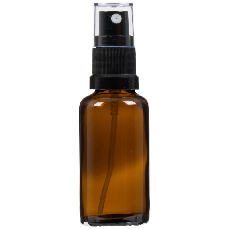 FLACON VERRE AMBRE 30 ML SPRAY